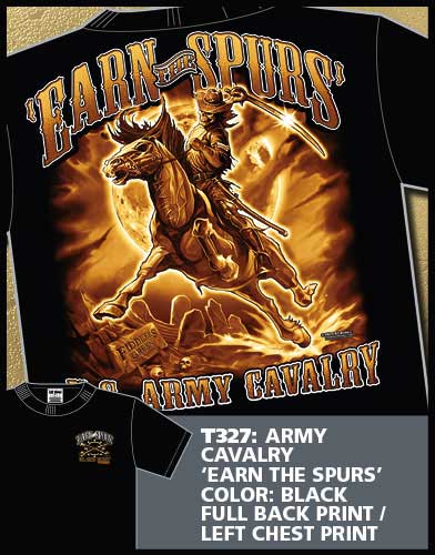 (image for) Earn the Spurs Army Cavalry Shirt - Click Image to Close