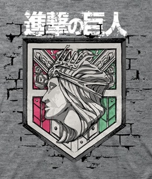 (image for) Attack on Titan Shield T-Shirt - Click Image to Close