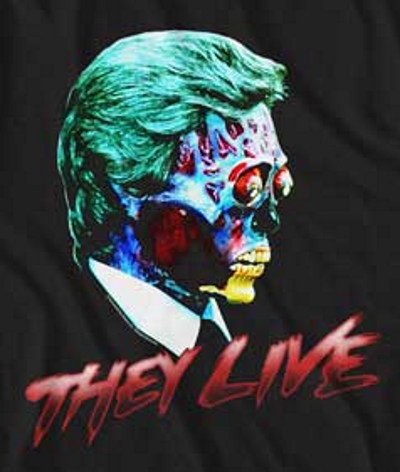 (image for) They Live Alien Headshot T-Shirt