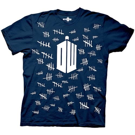 (image for) Dr Who Tally Marks T-Shirt