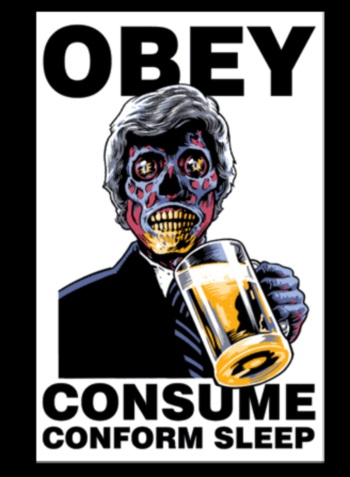 (image for) Obey, Consume, Conform, Sleep They Live T-Shirt