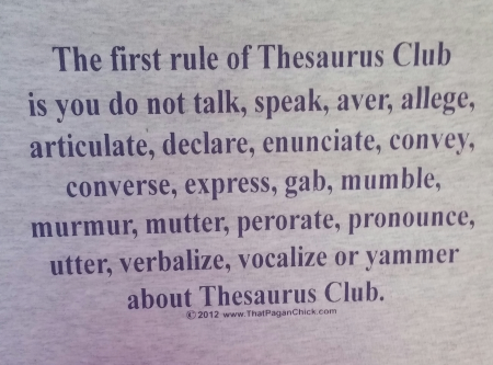 (image for) Thesaurus Club T-Shirt