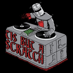 (image for) Tis But a Scratch Black Knight T-Shirt - Click Image to Close