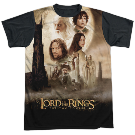 (image for) Towers Poster Sublimated LOTR T-Shirt