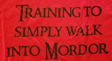 (image for) Training to Walk Into Mordor T-Shirt