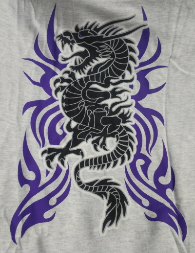 (image for) Tribal Dragon Stripe Shirt