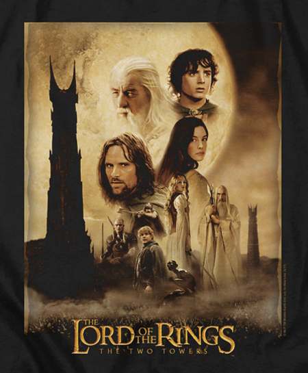 (image for) The Two Towers Poster LOTR T-Shirt