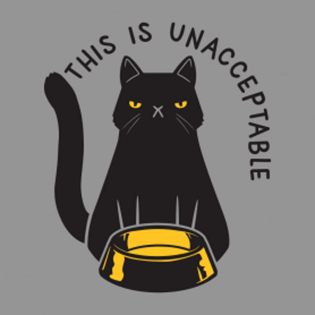 (image for) This is Unacceptable Cat T-Shirt