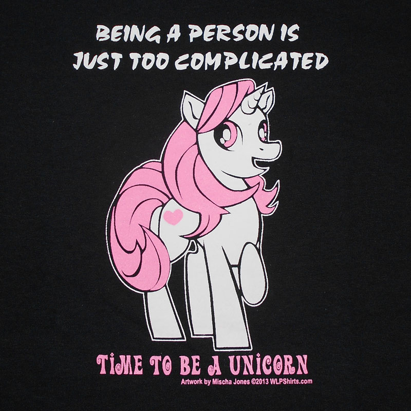 (image for) Be a Unicorn T-Shirt - Click Image to Close