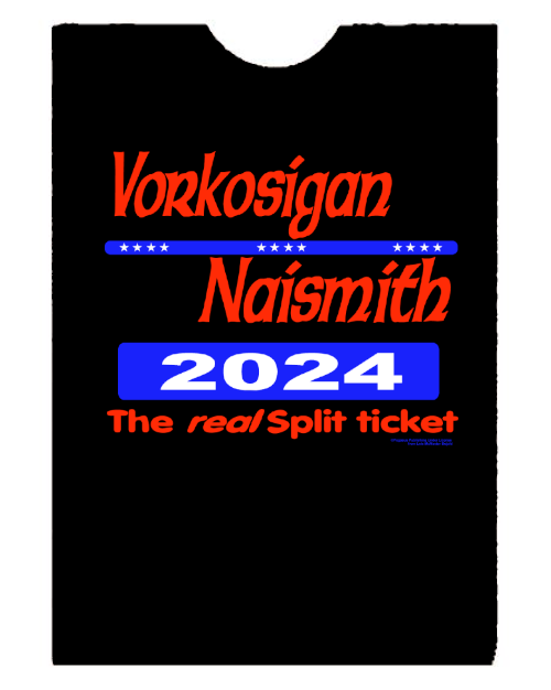 (image for) Vorkosigan/Naismith 2024 - The Real Split Ticket T-Shirt