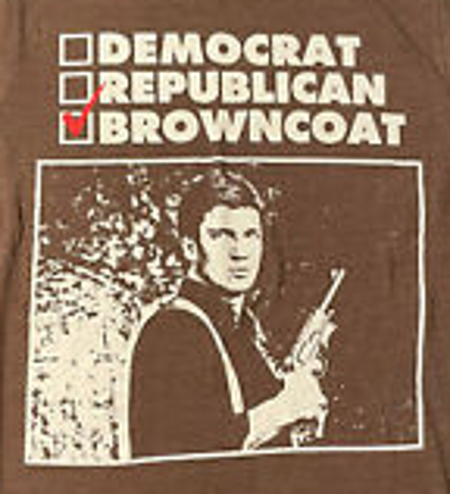 (image for) Vote Browncoats T-Shirt