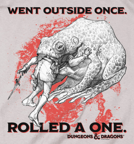 (image for) Went Outside Once D&D™ T-Shirt