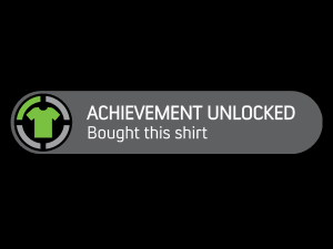 (image for) Achievement Unlocked T-Shirt - Click Image to Close