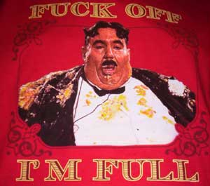 (image for) Mr Creosote Monty Python Shirt - Click Image to Close