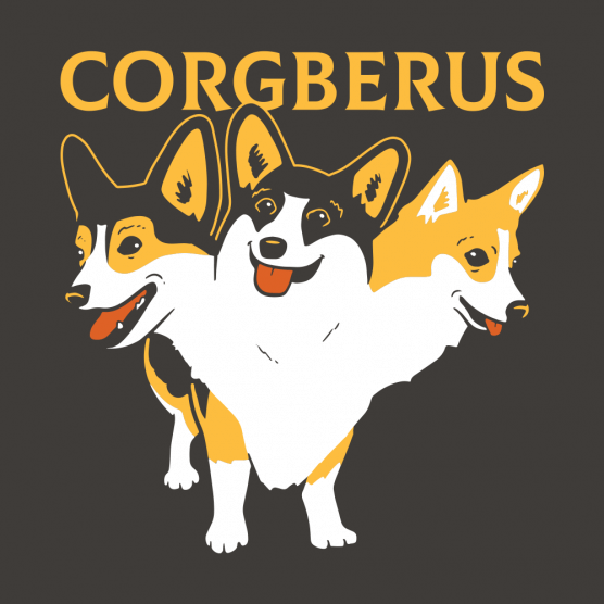 (image for) Corgberus T-Shirt - Click Image to Close