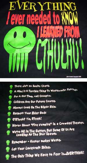 (image for) Everything Cthulhu Shirt - Click Image to Close