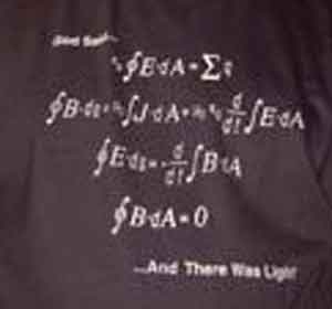 (image for) Maxwells Equations Shirt
