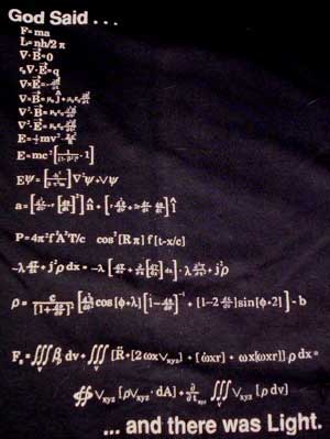 (image for) Maxwell's Equations Long Form shirt