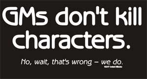 (image for) GM's Dont Kill Characters Shirt - Click Image to Close