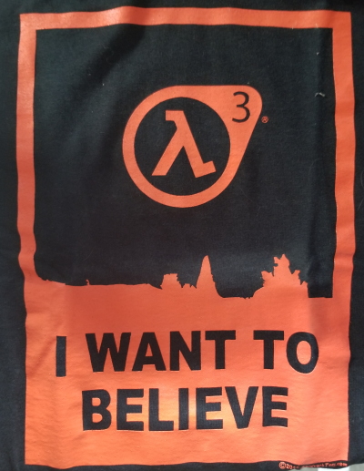(image for) Want to Believe Lambda T-Shirt