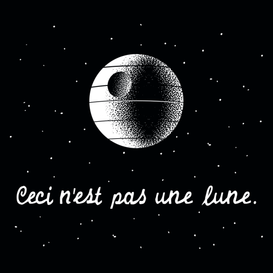 (image for) Not a Moon (French) T-shirt