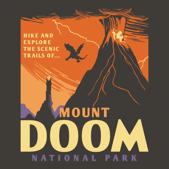 (image for) Mt Doom National Park T-Shirt - Click Image to Close