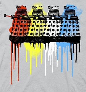 (image for) Rainbow Dalek T-Shirt