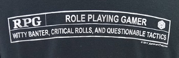 (image for) Warning RPG T-Shirt