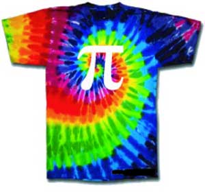 (image for) Tie Dyed Pi Shirt