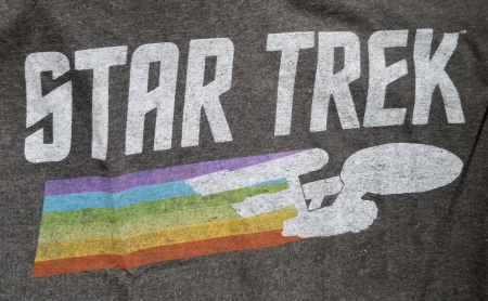 (image for) Star Trek Rainbow Flight T-Shirt
