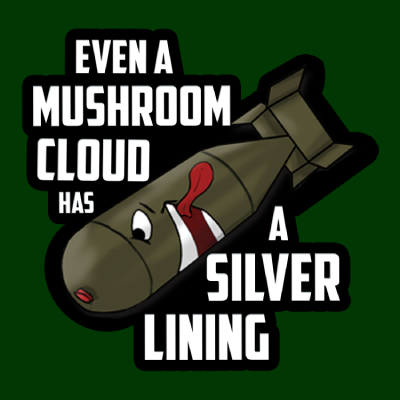 (image for) Even a Mushroom Cloud T Shirt - Click Image to Close