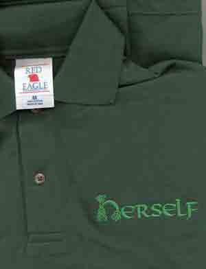 (image for) Herself Embroidered Polo - Click Image to Close