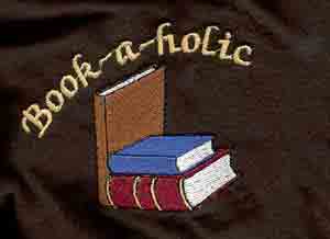 (image for) Embroidered Book-a-holic Golf Shirt - Click Image to Close