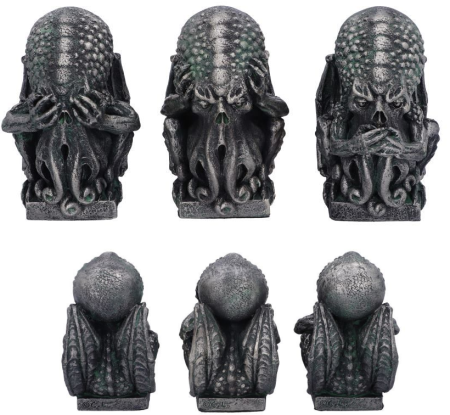 (image for) Three Wise Cthulhu Figures