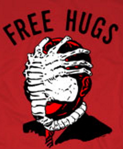 (image for) Free Hugs Alien T-Shirt - Click Image to Close