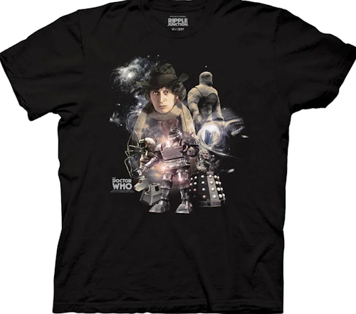 (image for) 4th Doctor (Tom Baker) Collage T-Shirt