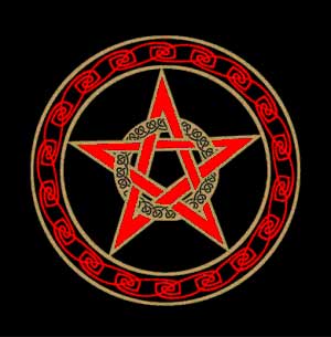 (image for) Celtic Pentacle T-Shirt 100% cotton. - Click Image to Close