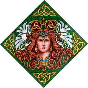 (image for) Brigid - The Celtic Goddess T-Shirt - Click Image to Close