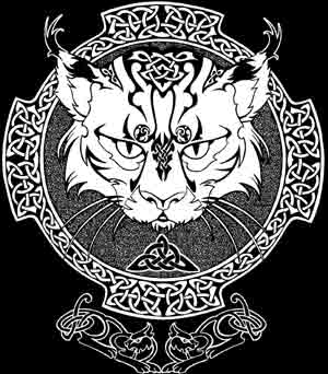 (image for) Celtic Lynx T Shirt 100% Cotton - Click Image to Close