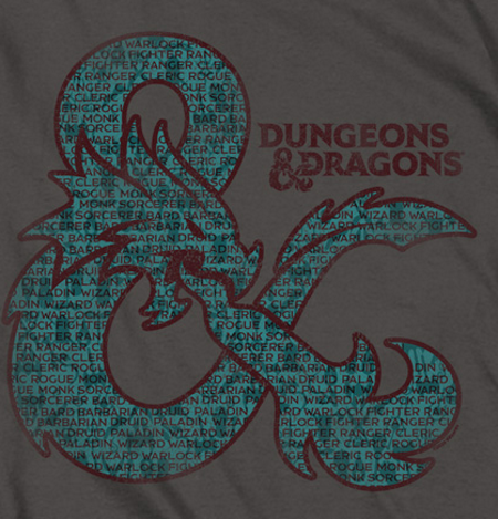 (image for) Ampersand Classes D&D T-Shirt - Click Image to Close