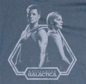 (image for) Battlestar Galactica Apollo/Starbuck Shirt - Click Image to Close