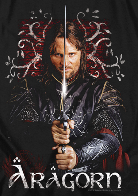 (image for) Aragorn LOTR T-Shirt - Click Image to Close