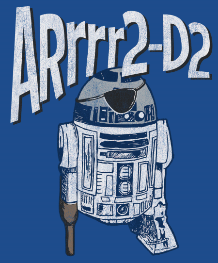(image for) Arrr2 D2 T-Shirt - Click Image to Close