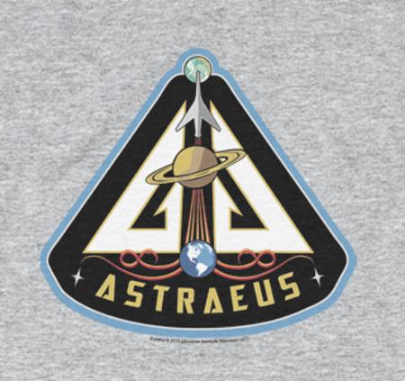 (image for) Astraeus Mission Patch Eureka T-Shirt - Click Image to Close