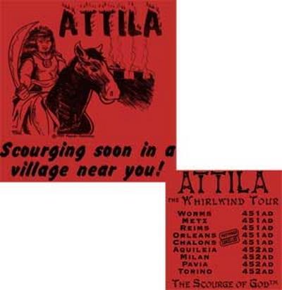 (image for) Attilla Tour T-Shirt - Click Image to Close