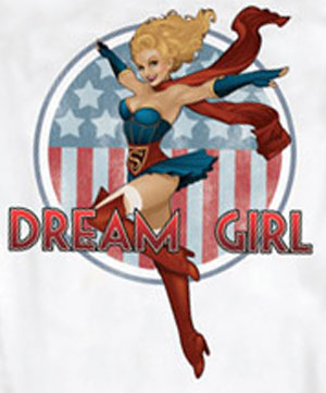 (image for) Bombshell Supergirl T-Shirt - Click Image to Close