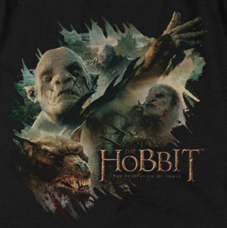 (image for) Baddies The Hobbit Trilogy T-Shirt - Click Image to Close