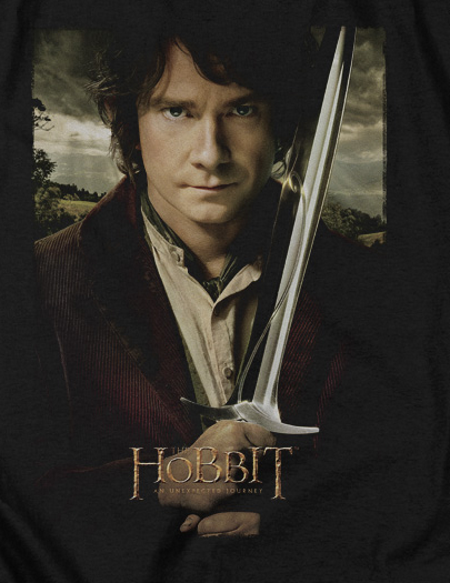 (image for) Baggins Poster Hobbit T-Shirt - Click Image to Close