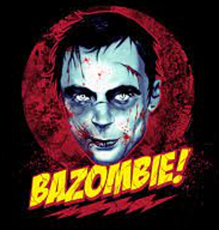 (image for) Bazombie (Big Bang Theory Parody) T-Shirt - Click Image to Close