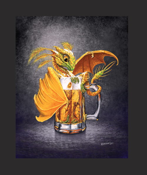 (image for) Beer Dragon T-Shirt - Click Image to Close